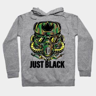 Just Black Hoodie